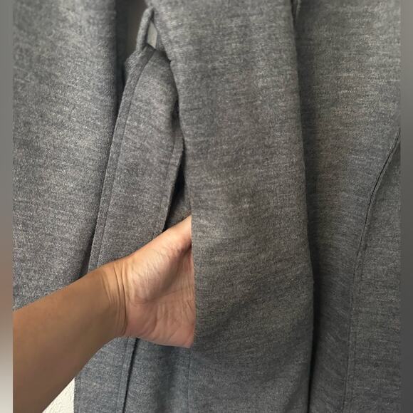 The Row Wool Trench Coat size S Gray Wrap Sash Tie - Picture 10 of 15